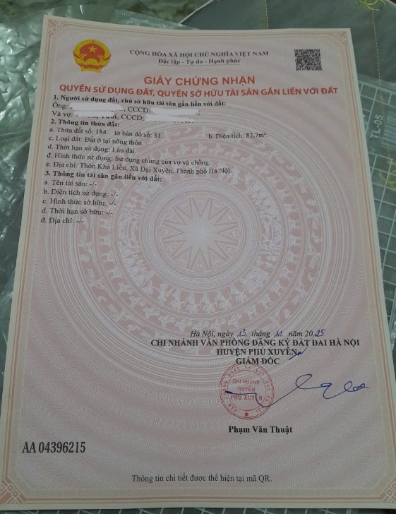 CHÍNH CHỦ BÁN LÔ ĐẤT ĐẸP - GIÁ TỐT - Vị trí đẹp tại xã Phúc Tiến, huyện Phú Xuyên, Hà Nội