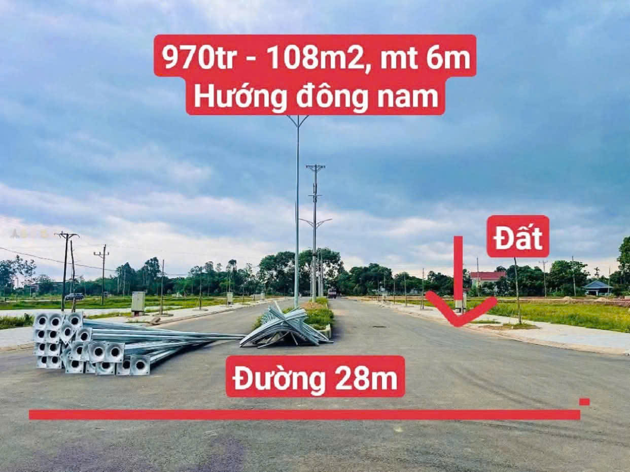 CHỈ 970 TRIỆU - SỞ HỮU LÔ ĐẤT ĐẤU GIÁ ĐẸP NHẤT KHU - VỊ TRÍ LÕI KHU CÔNG NGHIỆP