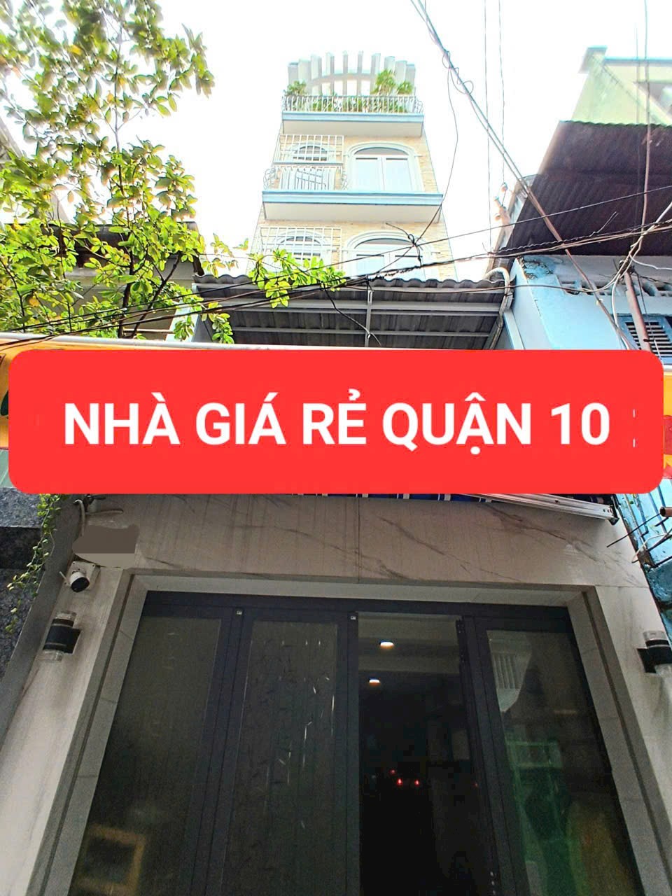 BÁN GẤP NHÀ NGUYỄN TRI PHƯƠNG – Q.10 HẺM 4M THÔNG – 5 TẦNG – CHỈ 7 TỶ NHỈNH