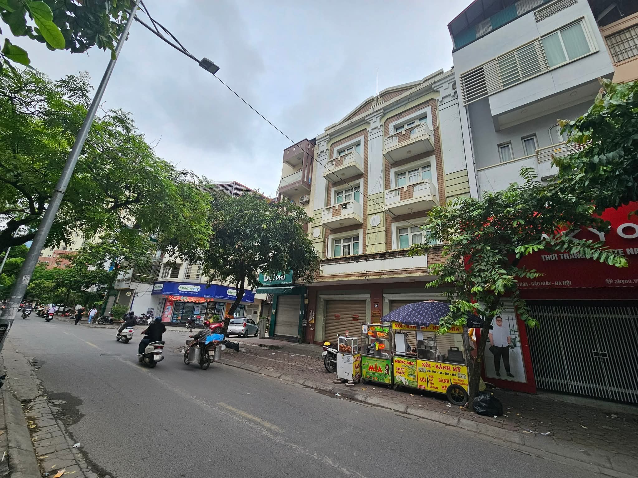 NHÀ PHỐ, TRUNG KÍNH, CẦU GIẤY-VỈA HÈ, KINH DOANH-Ô TÔ:75M X5T, MT 4,5M, GIÁ 37,5 TỶ.