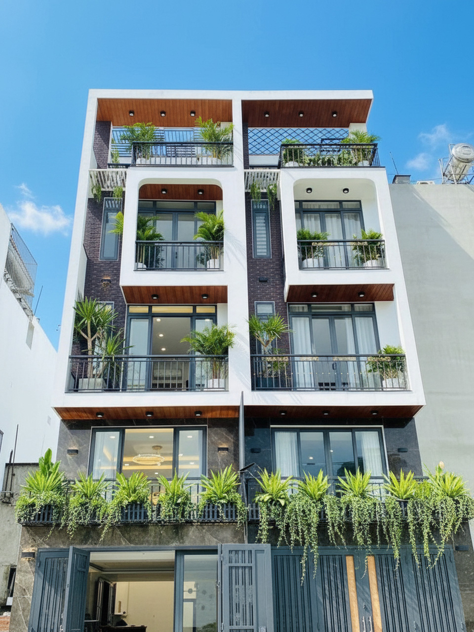 Nhà Mới SHR 5 tầng HXH 53m2, Vuông – Thạnh Lộc 29 Quận 12