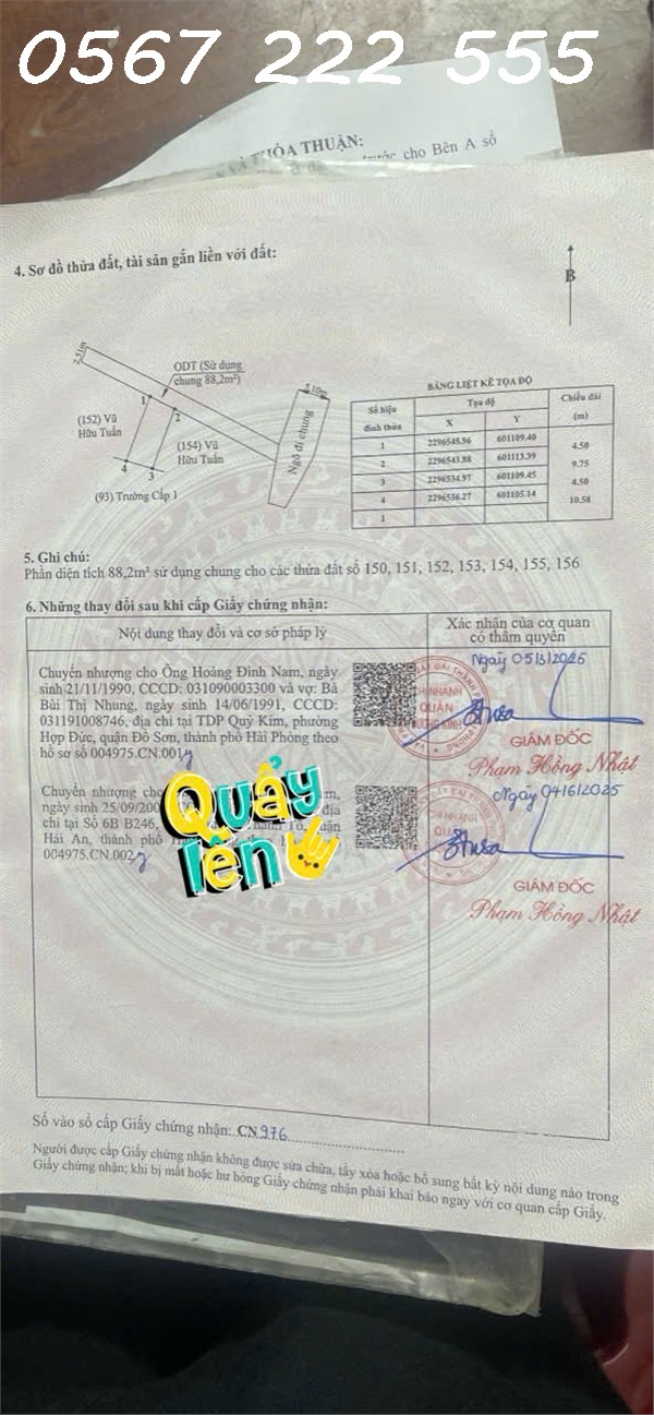 Lô đất 44,3m² giá chỉ 7xx triệu – gần trục 4 làn Hòa Nghĩa ZALO 0567 222 555