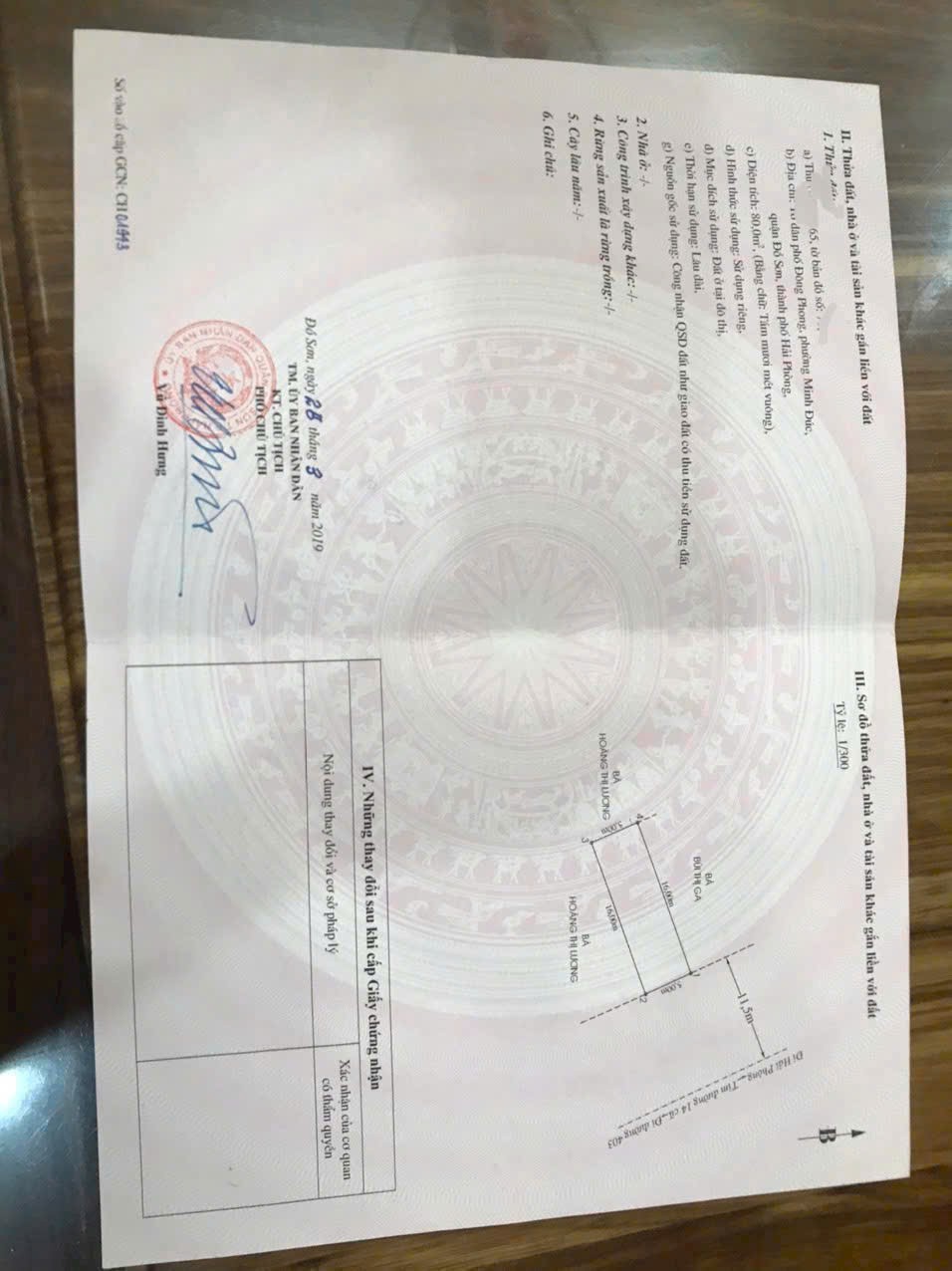 CHÍNH CHỦ BÁN LÔ ĐẤT MẶT ĐƯỜNG 14 CŨ – ĐÔNG PHONG, MINH ĐỨC, ĐỒ SƠN