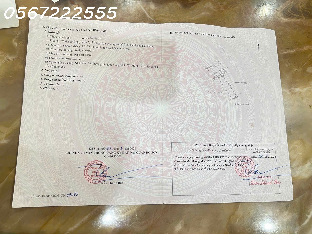 ĐẤT ĐẸP GẦN MẶT ĐƯỜNG PHẠM VĂN ĐỒNG – CHỢ QUÝ KIM, HỢP ĐỨC – ĐỒ SƠN GIÁ CHỈ 2,2X TỶ ZALO 0567 222 555