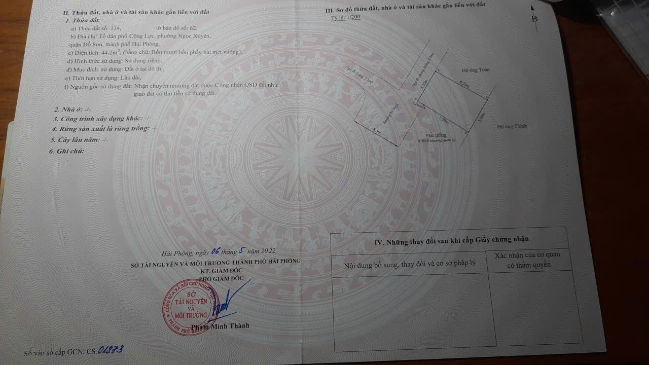 GIÁ HIẾM TRUNG TÂM ĐỒ SƠN – CHỈ 1.3X TỶ – ZALO 0567 222 555