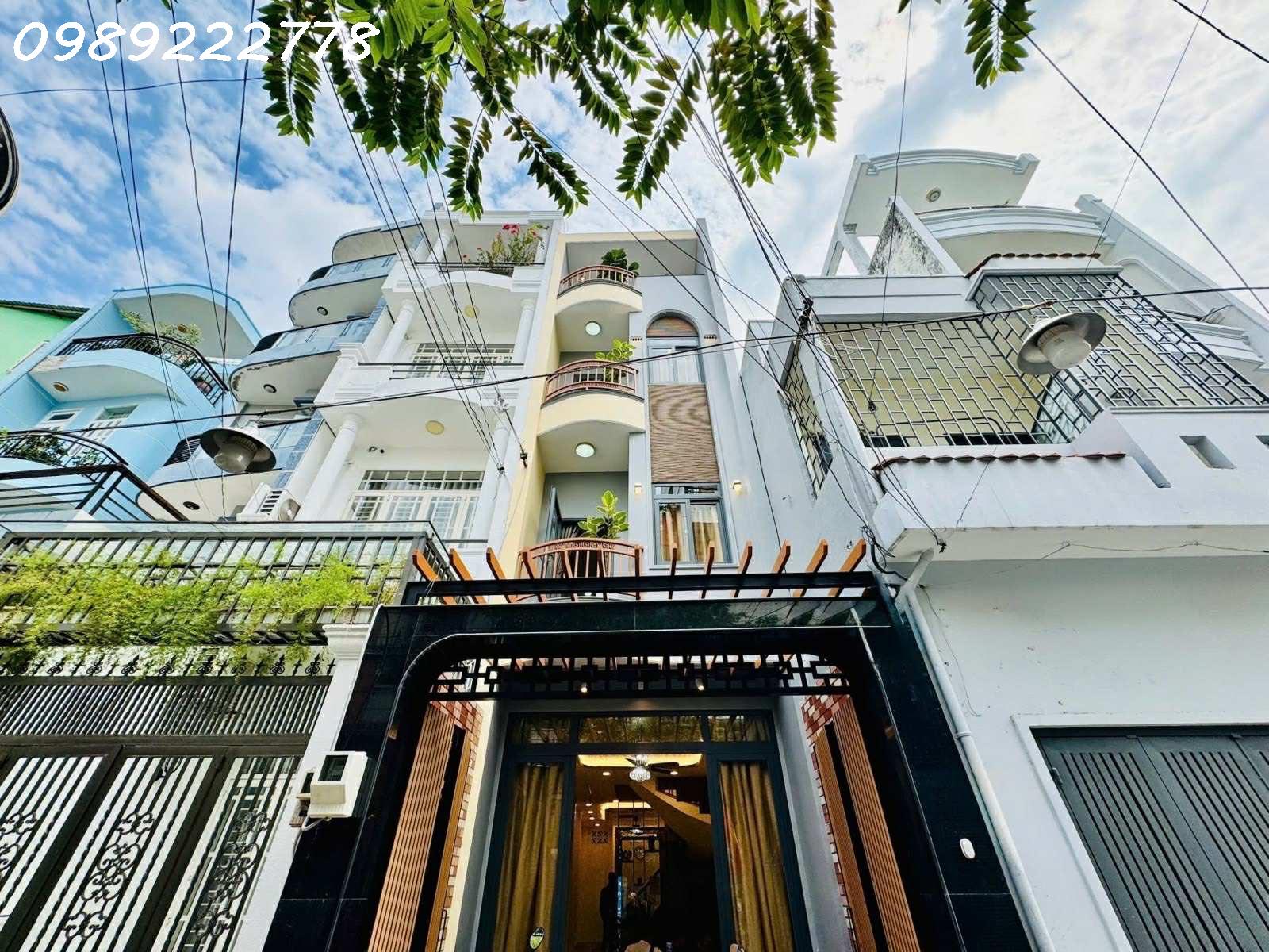 BÁN NHÁ LÊ VĂN SỸ -P 1 - MỚI ĐẸP 100/100 – DT 61M2- 4TẦNG 5PN- THANG MÁY – NỘI THẤT CAO CẤP – KHU THỜI TRANG NT BA