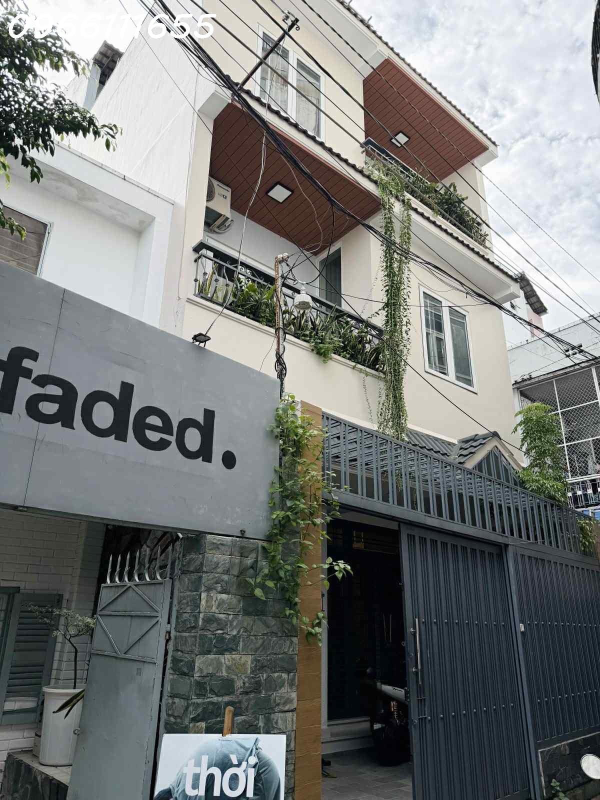 BÁN NHÀ VÕ THỊ SÁU- P.TÂN ĐỊNH- 113M2 (6.4x18) A4 - TRỆT, 3 LẦU, SÂN THƯỢNG - THÔNG ĐINH CÔNG TRÁNG.MT 47