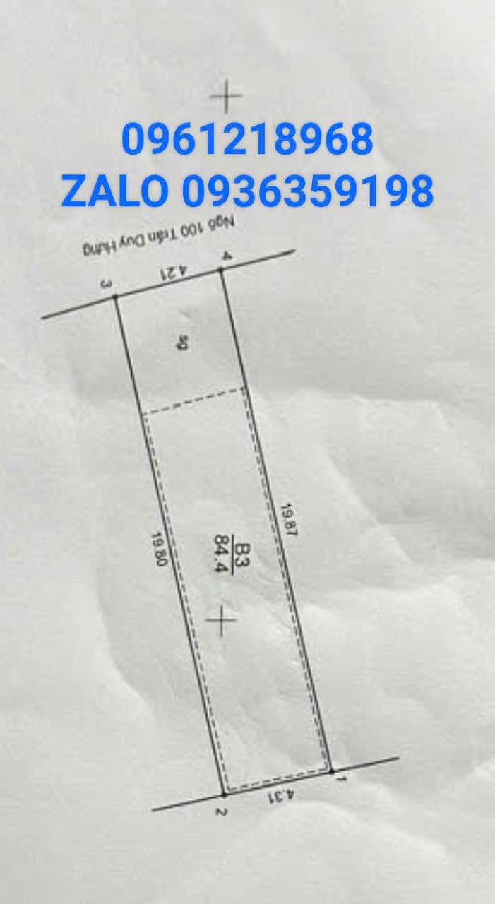 BÁN ĐẤT TẶNG NHÀ MẶT HỒ TRẦN DUY HƯNG & TRUNG KÍNH Diện tích sổ đỏ : 86mv nhà xây 4 tầng giá 32 tỷ