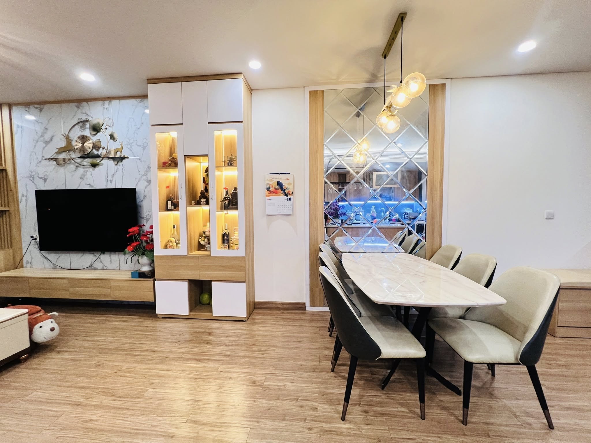 Căn hộ siêu VIP Sky Park Tôn Thất Thuyết 128m 4PN Thiết kế đỉnh, 17 tỷ