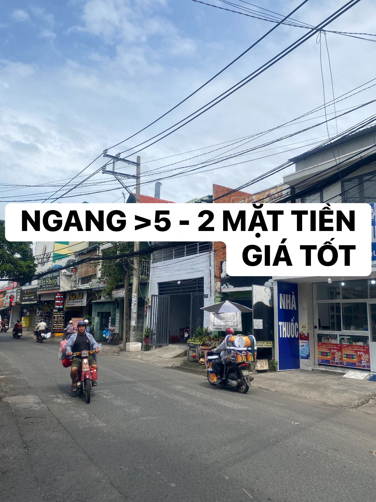2 MẶT TIỀN KD – NGÃ TƯ KÊNH TÂN HOÁ – 82M ngang 5.4 – DÒNG TIỀN 15TR CHỈ 10.X