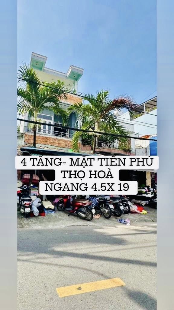 MTKD NGAY CHỢ VẢI PHÚ THỌ HOÀ – SẴN DÒNG TIỀN – 4 TẦNG – 86M NGANG 4.5 – 19 TỶ TL