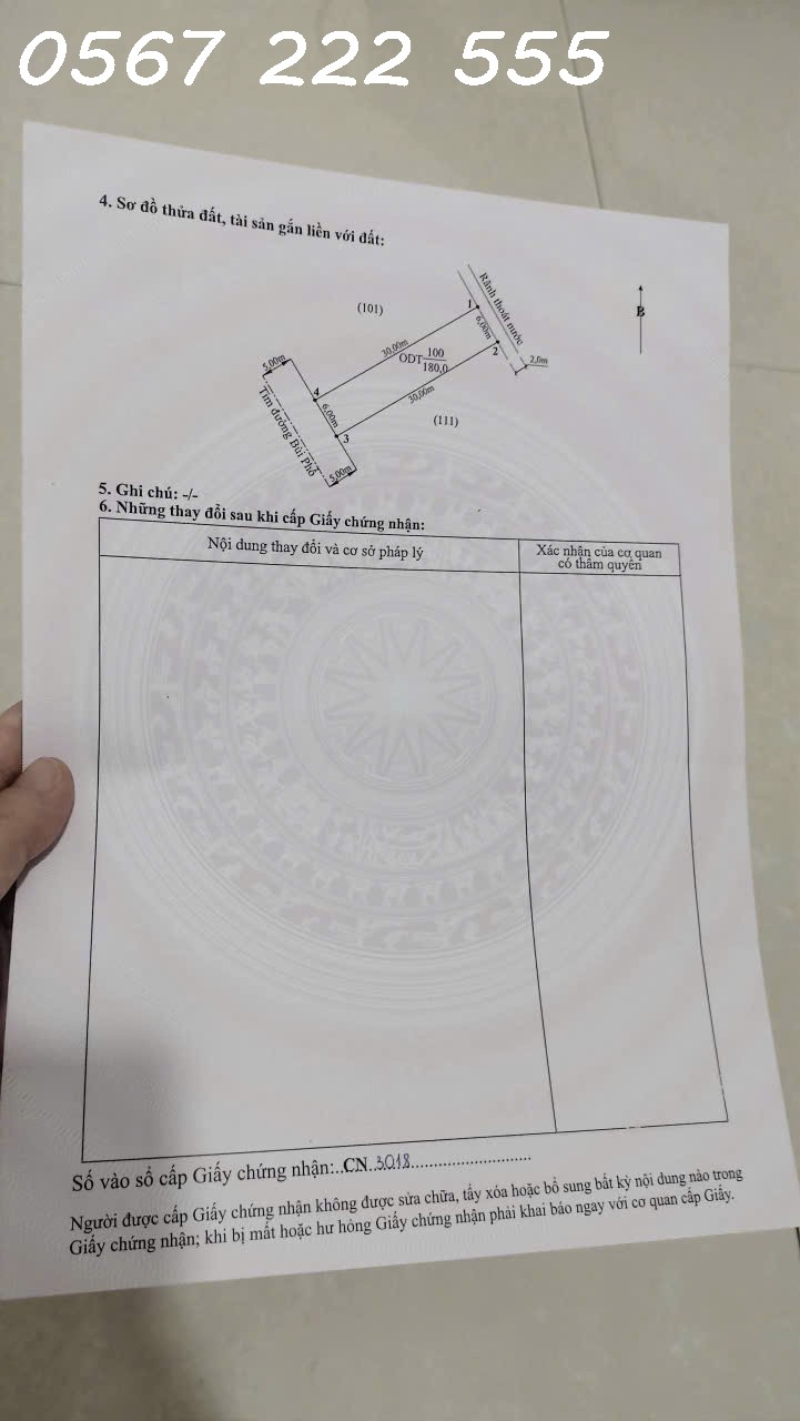 Chính chủ gửi bán lô đất mặt đường Bùi Phổ – tuyến 2 Phạm Văn Đồng, giá cực tốt!