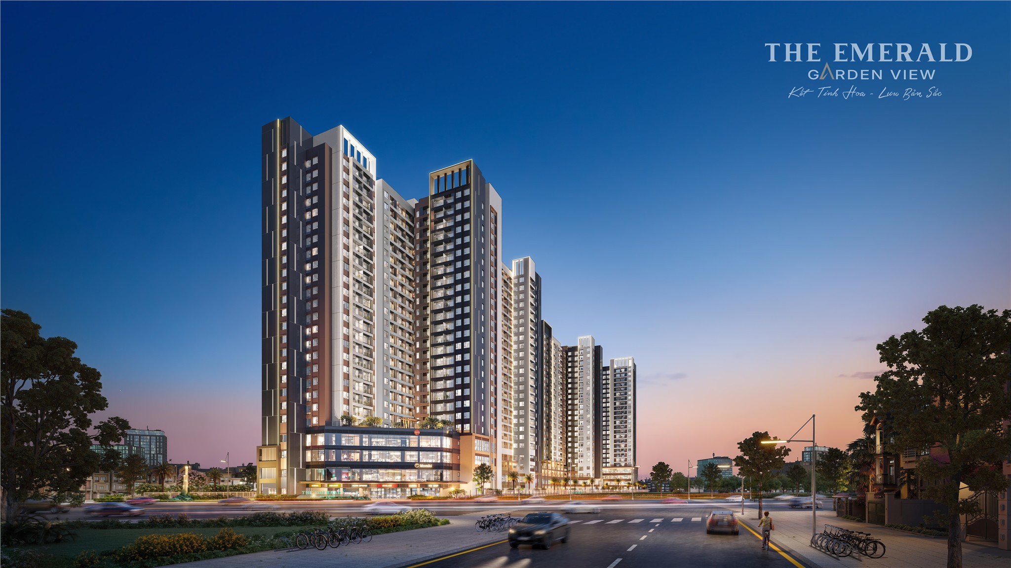THE EMERALD GARDEN VIEW biểu hiện phong cách màu xanh lá cao cấp khởi điểm tại 35tr/m² nằm ở TP. Thuận An
