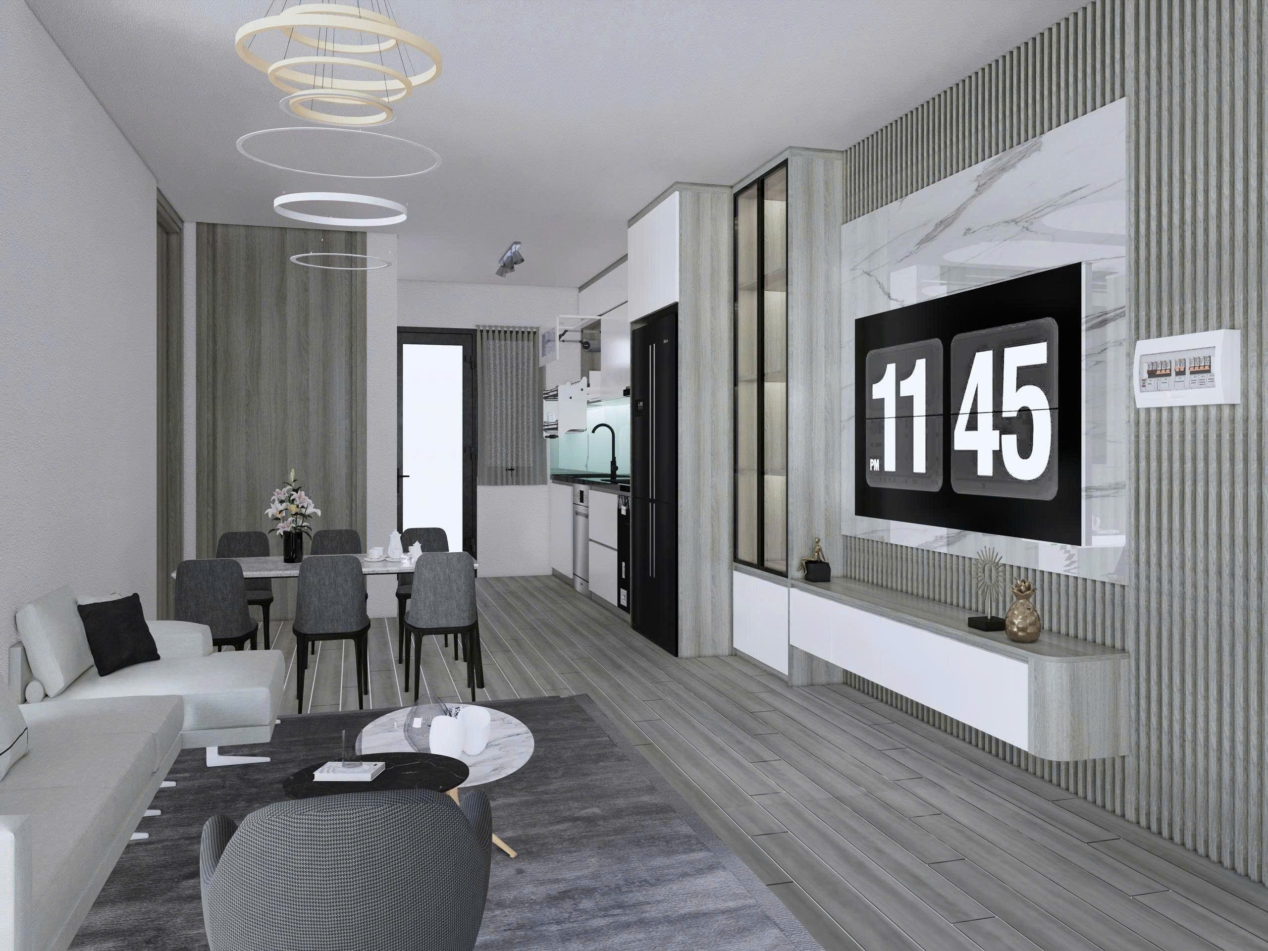 Bán chung cư 30 Phạm Văn Đồng, Cầu Giấy, 69m2, 2 ngủ, 2WC, 2 ban công, full nội thất, giá 6.6 tỷ