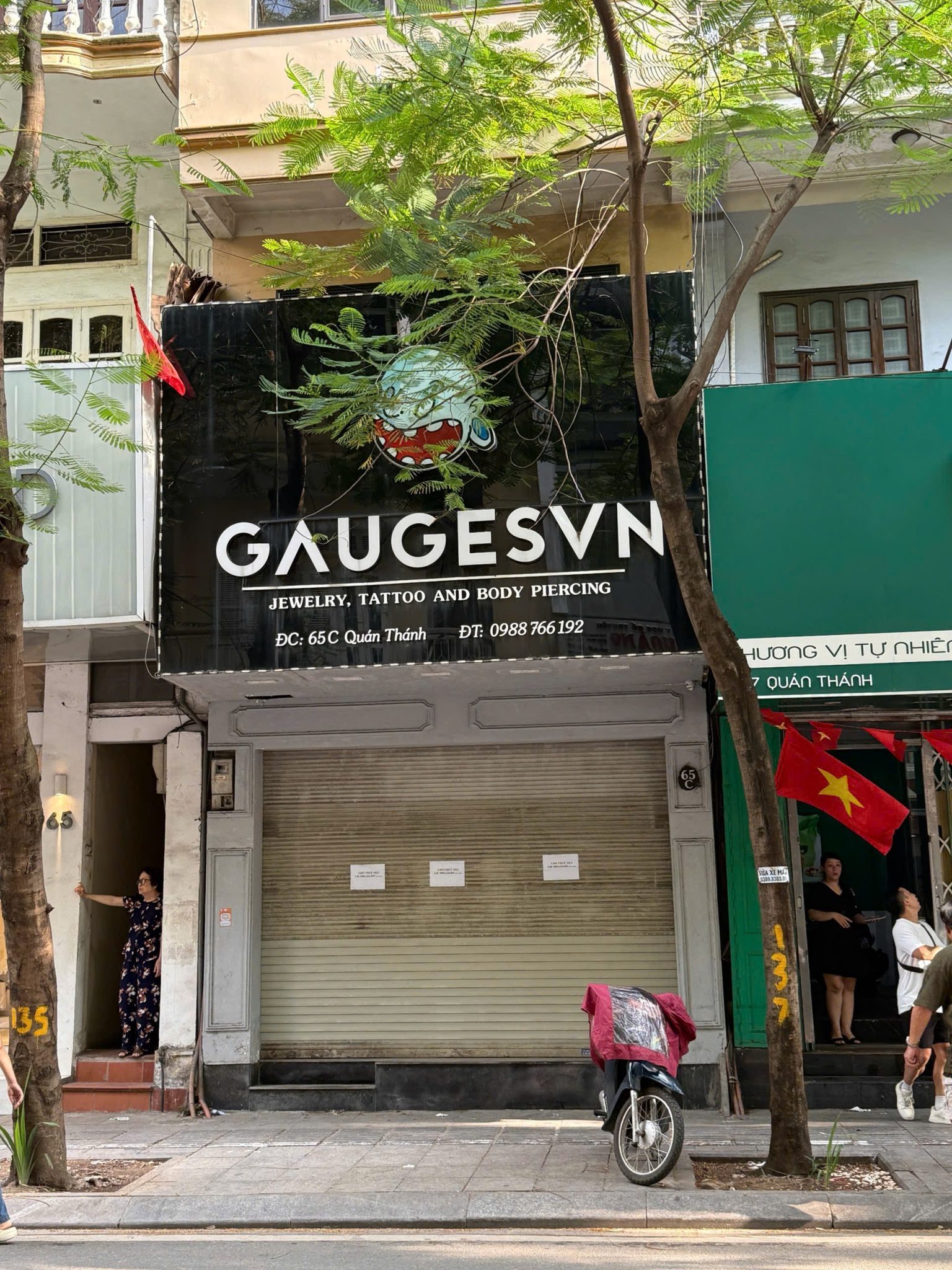 CHO THUÊ NHÀ NGUYÊN CĂN MẶT PHỐ QUÁN THÁNH – BA ĐÌNH