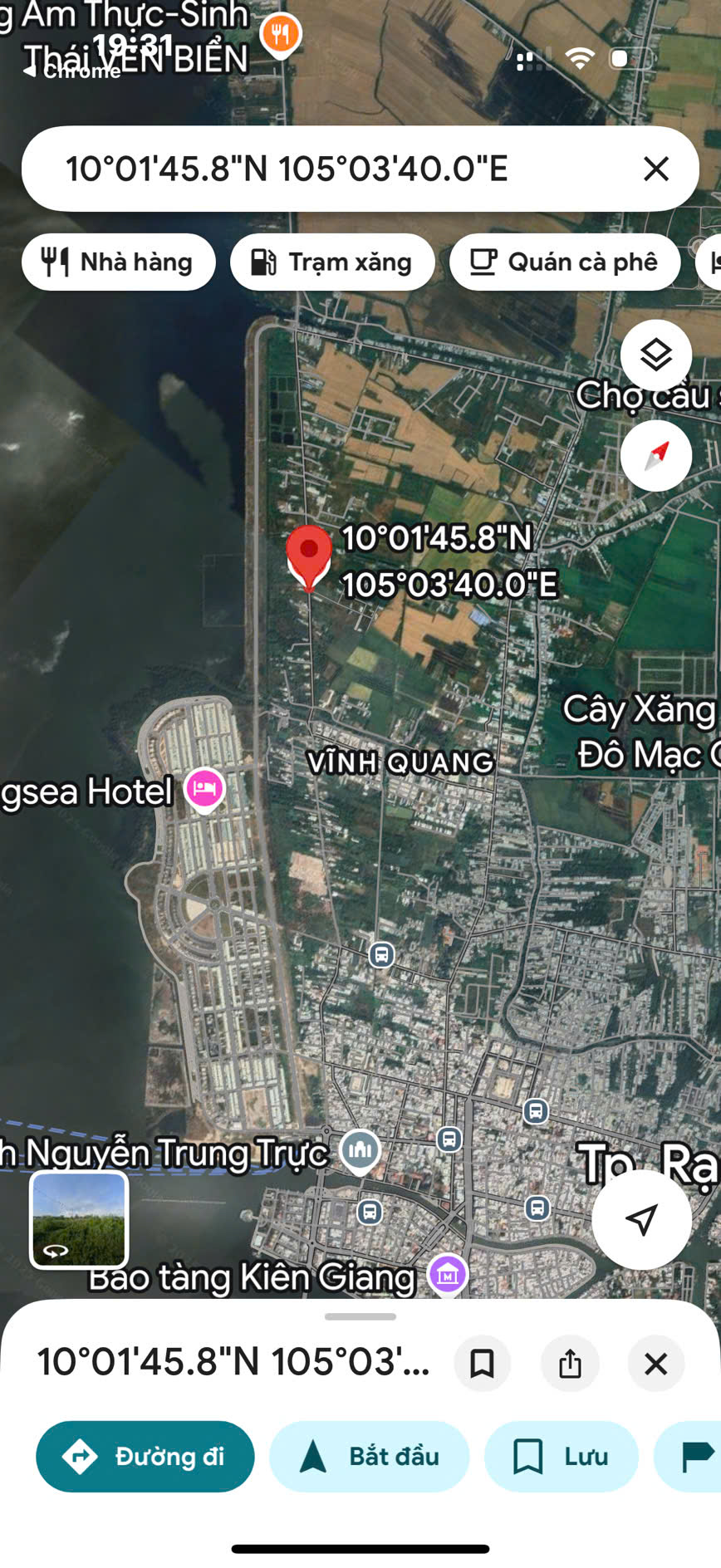 Chính chủ bán lô đất mặt tiền đường Võ Trường Toản, P. Vĩnh Quang, Rạch Giá