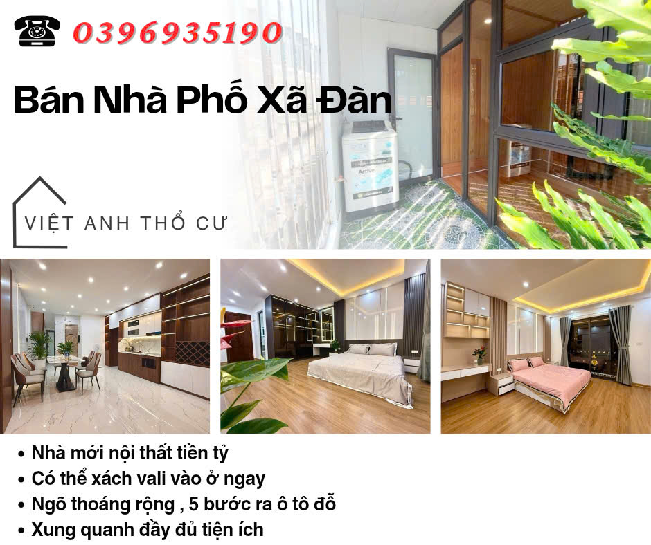 Bán nhà Phố Xã Đàn, 41m2, Sổ Đẹp, Nội Thất Tiền Tỷ, Giá: 13.7 Tỷ, Lh: 0396935190.