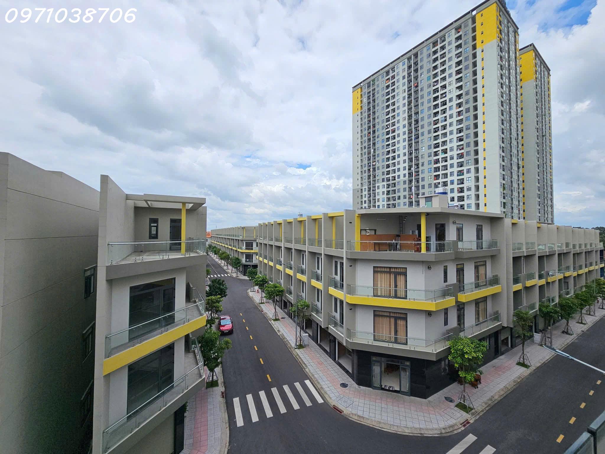 nhà phố Bcons Uni Valley • Giá: 7,1 –8 tỷ/căn • Đất 60–120m², xây 1 trệt 3 lầu, sàn sử dụng 24