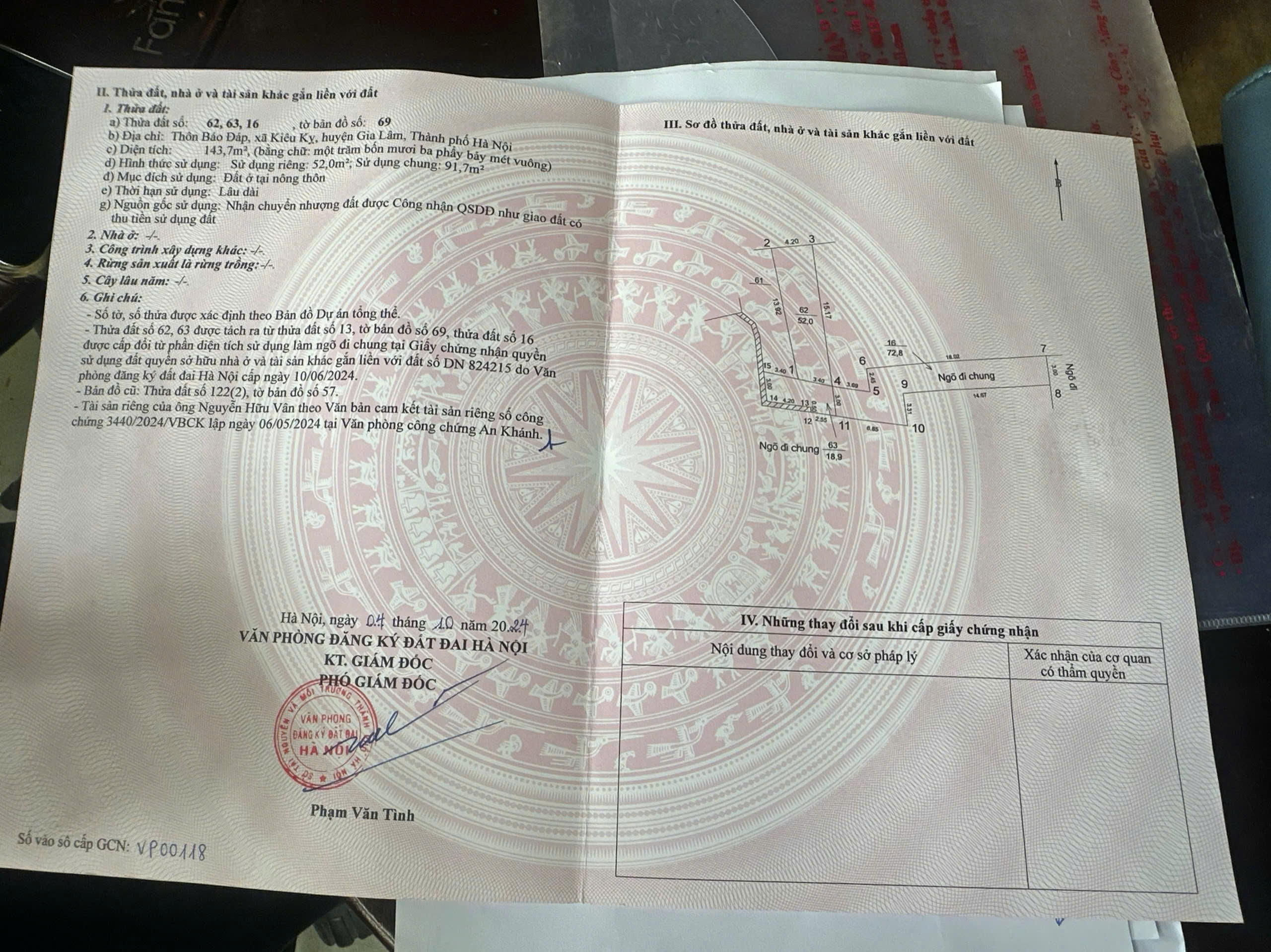 CHÍNH CHỦ CẦN BÁN LÔ ĐẤT ĐẸP KIÊU KỴ – GIA LÂM, GIÁ CHỈ 3.6 TỶ