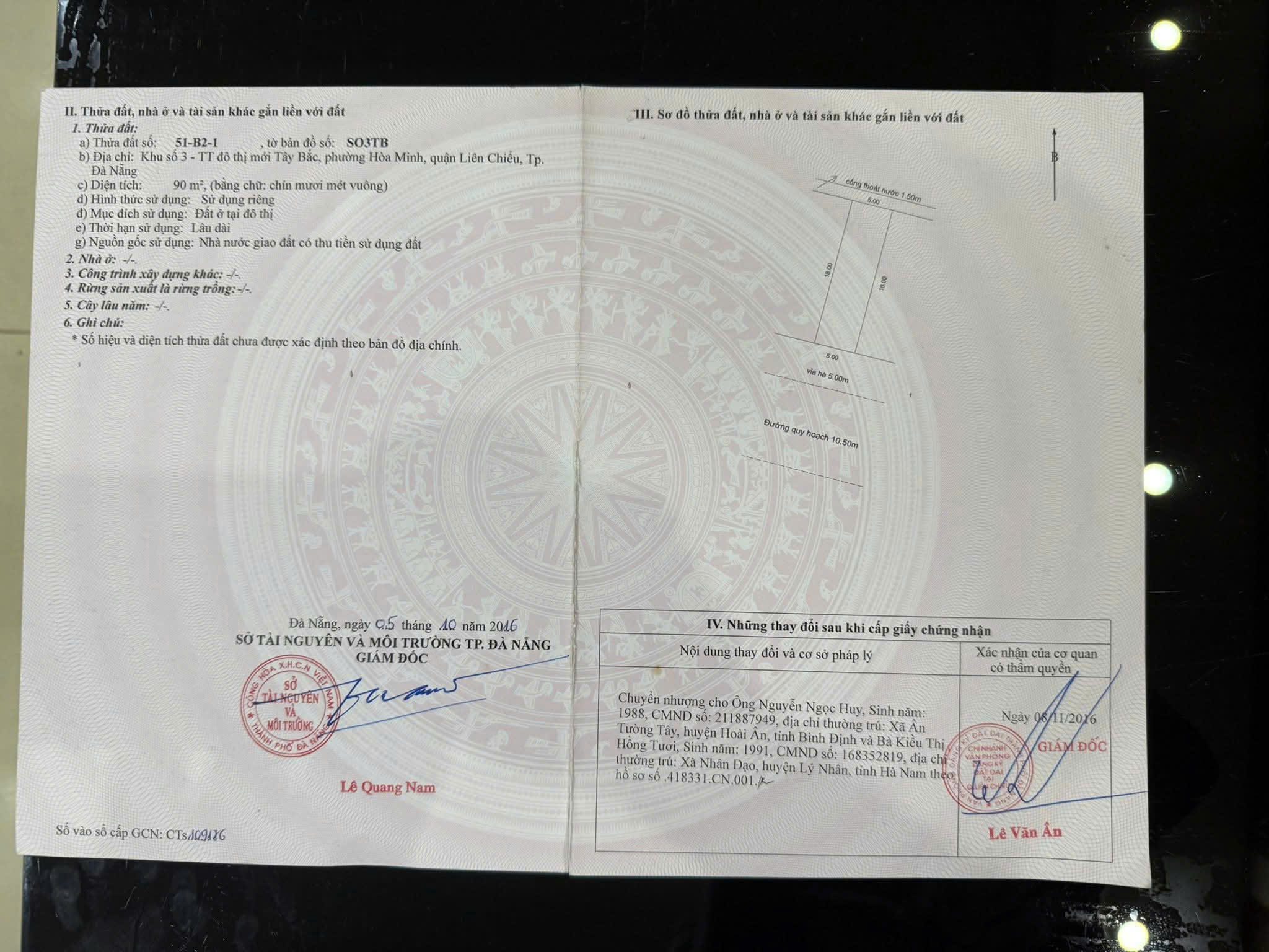 Bán lô đất đường Nguyễn Xí, Liên Chiểu, Đà Nẵng Giá 6 ty 750triệu