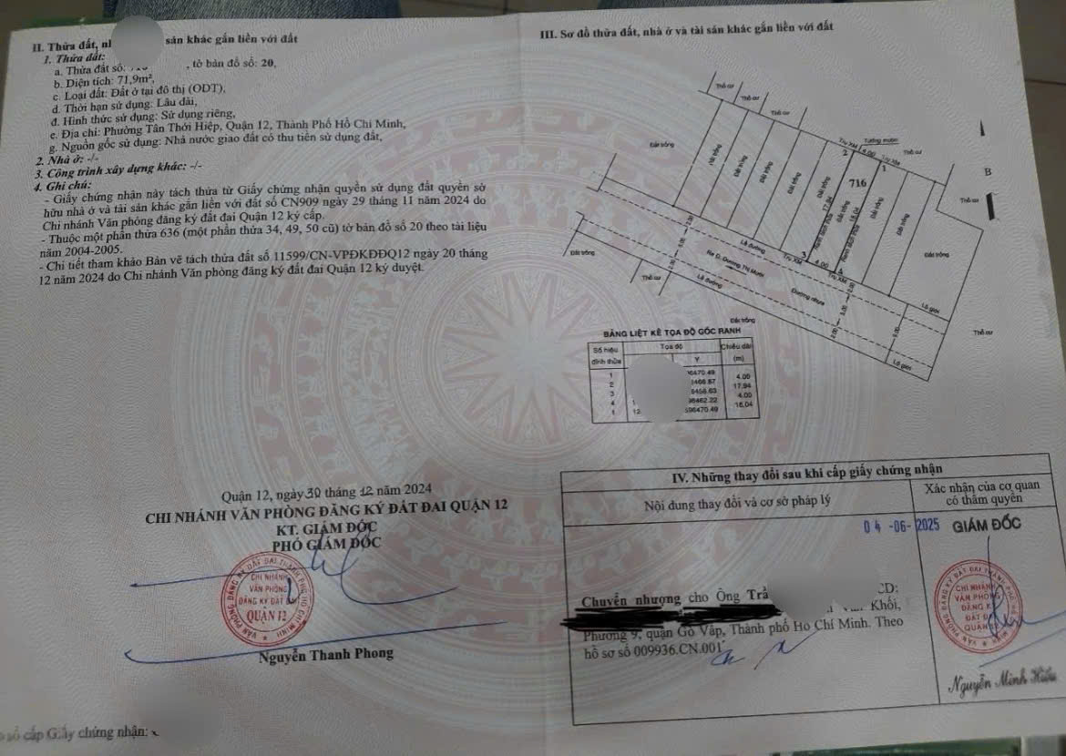 ĐẤT ĐẸP (4x18) – KHU VIP NHẤT TRUNG MỸ TÂY CÁCH MT DƯƠNG THỊ MƯỜI 20M