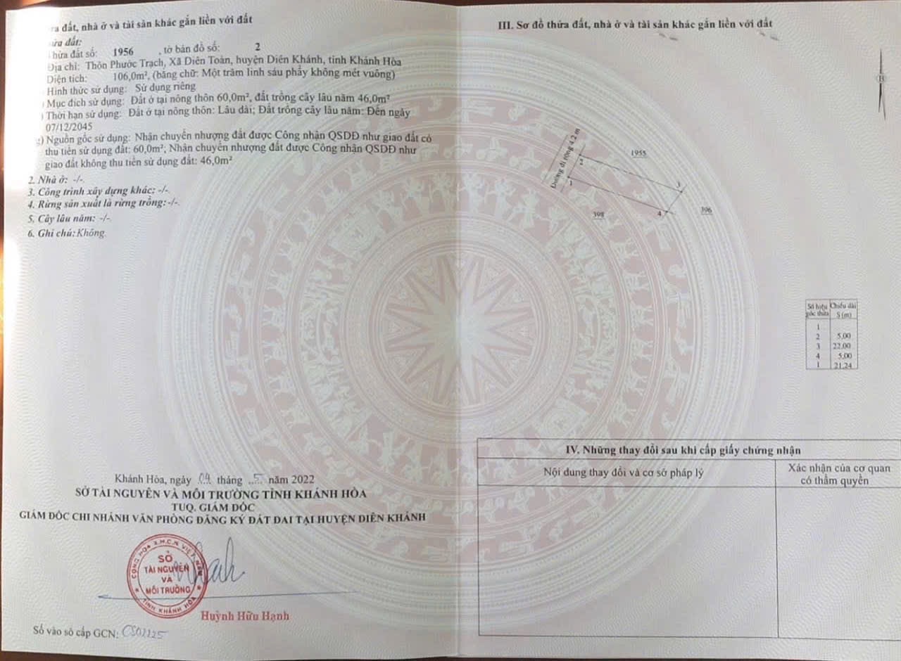 BÁN ĐẤT Ở NGAY BẾN XE PHÍA NAM NHA TRANG KHÁNH HOÀ