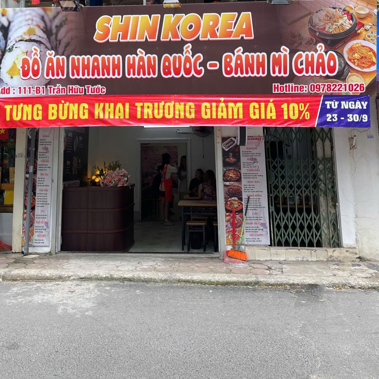 CHÍNH CHỦ CẦN SANG Nhượng CỬA HÀNG ĂN NHANH Hàn Quốc 111-B1 Trần Hữu Tước P.Nam Đồng, Đống Đa, Hà Nội