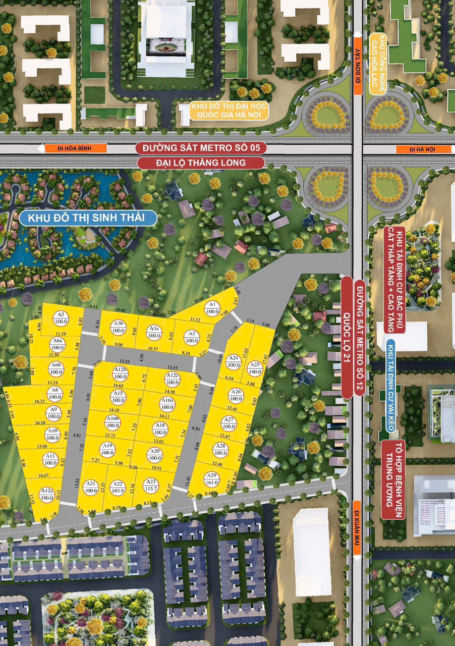 BÁN ĐẤT NỀN DỰ ÁN TẠI PHÚ CÁT – HÒA LẠC NƠI GIÁ TRỊ ĐANG TRỖI DẬY CÙNG NHỊP HẠ TẦNG MỚI