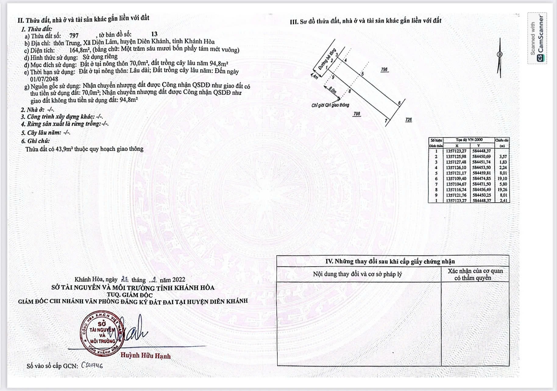 ĐẦU TƯ SINH LỜI - Bán GẤP Lô Đất Vị Trí Đẹp Tại xã Diên Lâm, Diên Khánh, Khánh Hoà