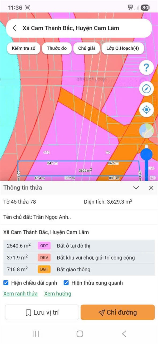 Lô Đất Đẹp - Đầu Tư là Sinh Lời - Bán Đất Cam Thành Bắc, Cam Lâm, Khánh Hoà