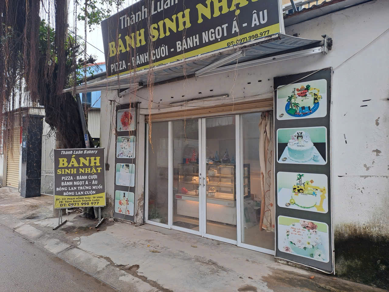 CHO THUÊ MẶT BẰNG CÓ VỊ TRÍ ĐẸP TẠI 221 ĐƯỜNG PHẠM HỒNG THÁI - TP VINH