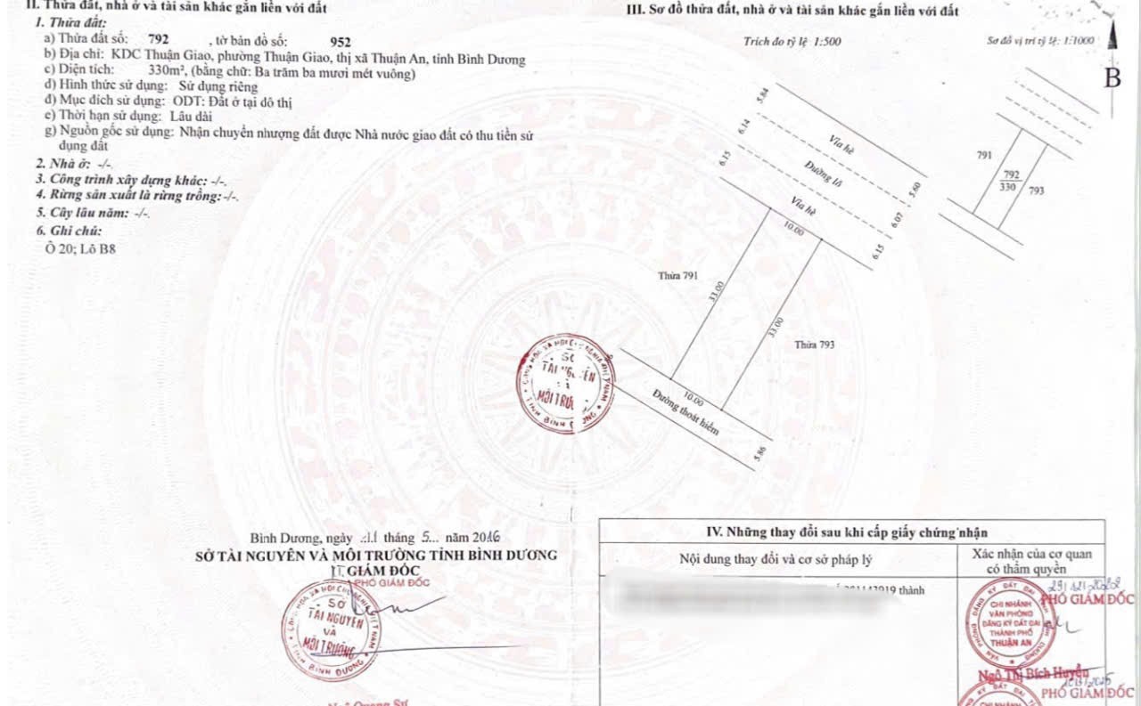 Sở Hữu Ngay Lô Đất MẶT TIỀN Phường Thuận Giao, Thuận An, Bình Dương