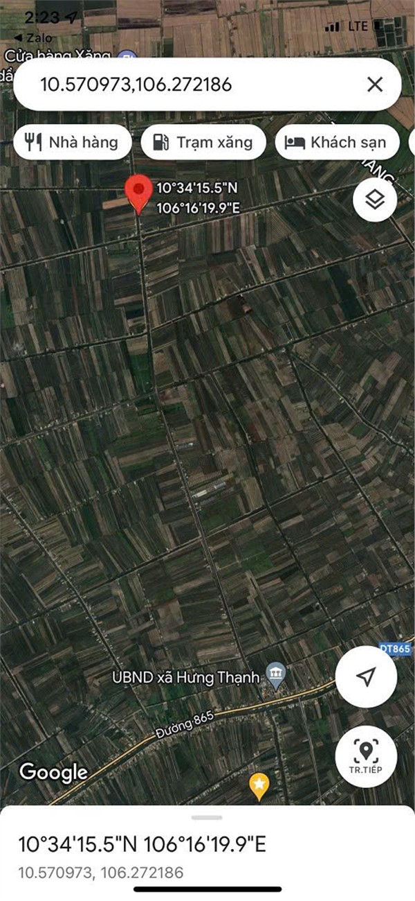 ĐẤT ĐẸP- GIÁ TỐT CẦN BÁN NHANH lô đất mặt tiền vị trí đắc địa tại huyện Tân Phước, tỉnh Tiền Giang