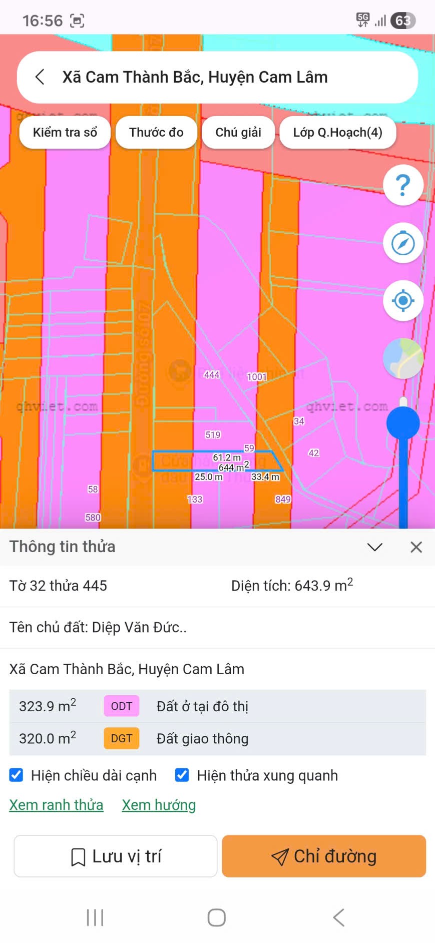 SỞ HỮU NGAY Lô Đất Vị Trí Đẹp Xã Cam Thành Bắc, Cam Lâm, Khánh Hòa