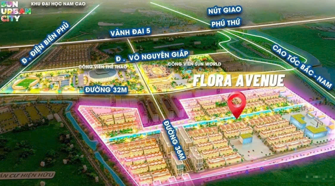 CƠ HỘI HIẾM: CHỈ TỪ 1,2 TỶ CHO MỘT CĂN LIỀN KỀ 3,5 TẦNG TRUNG TÂM DỰ ÁN SUN HÀ NAM – SÁT 32 TOÀ CHUNG CƯ, TIỀM NĂNG