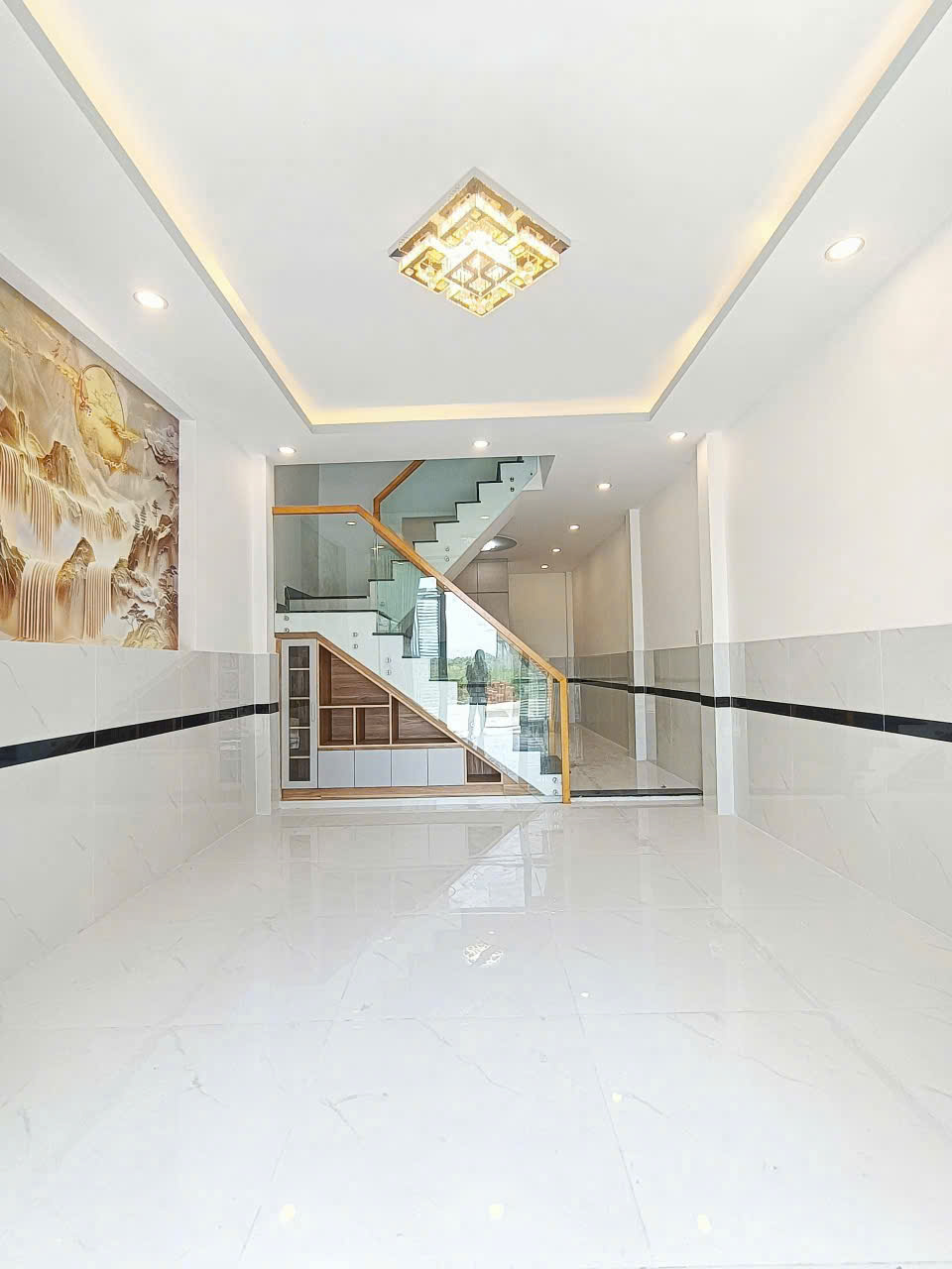 Bán 2 căn nhà phố kdc Cát Tường Phú Sinh, xã Mỹ Hạnh Bắc dt 54m2 2 lầu 3pn 3wc giá 2,28 tỷ / 1 căn