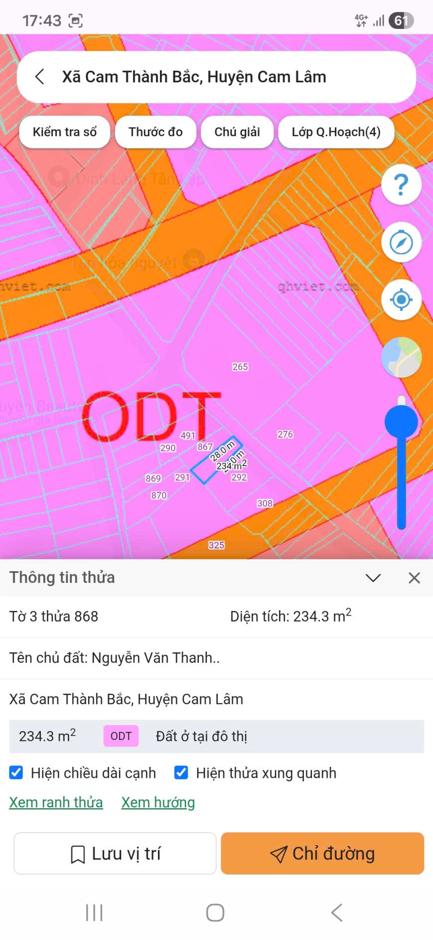 VỊ TRÍ ĐẸP - ĐẦU TƯ LÀ SINH LỜI - Cần Bán Lô Đất Xã Cam Thành Bắc, Cam Lâm, Khánh Hòa