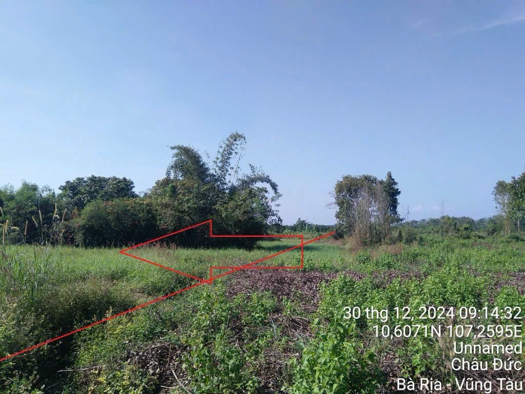 CHÍNH CHỦ CẦN BÁN LÔ ĐẤT CÓ VỊ TRÍ ĐẸP HUYỆN CHÂU ĐỨC - BÀ RỊA - VŨNG TÀU