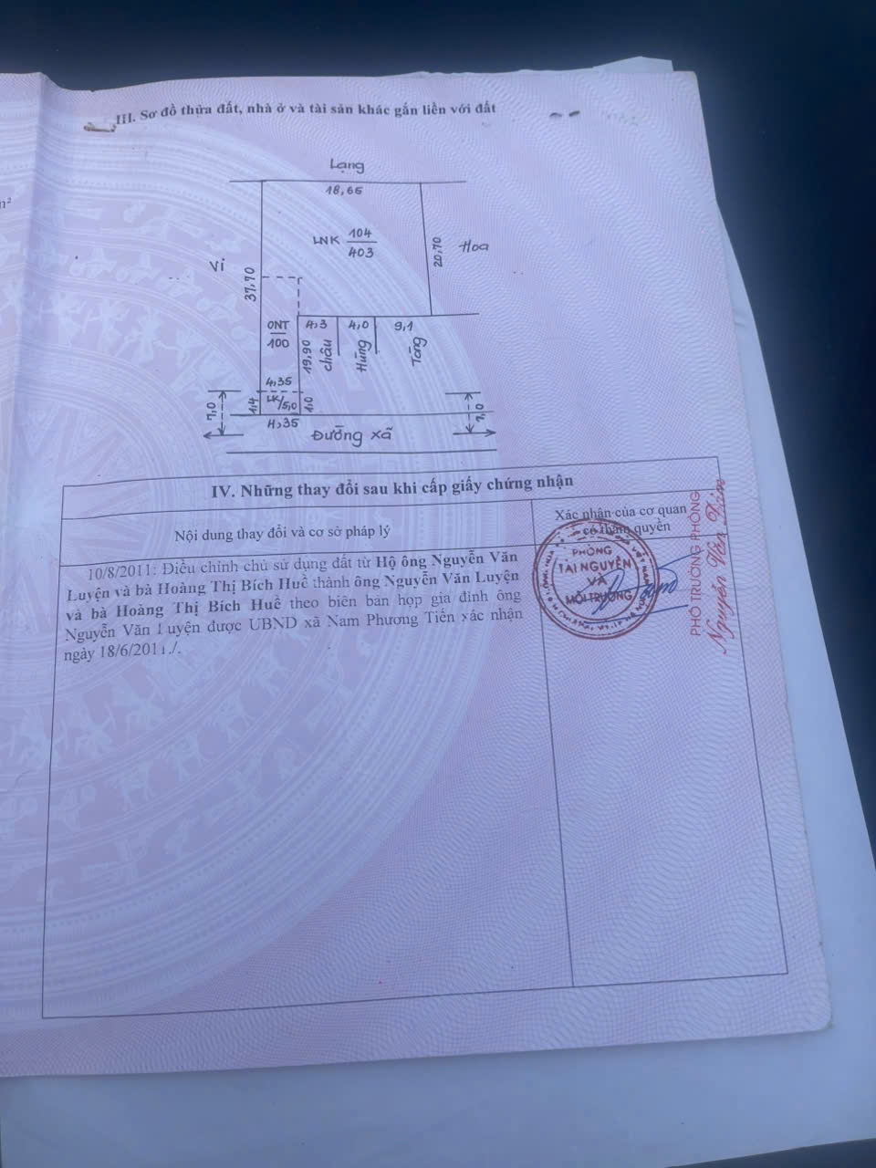 SỞ HỮU NGAY LÔ ĐẤT ĐẸP - GIÁ TỐT - Vị Trí Đắc Địa Tại Xã Nam Phương Tiến, Huyện Chương Mỹ, TPHN