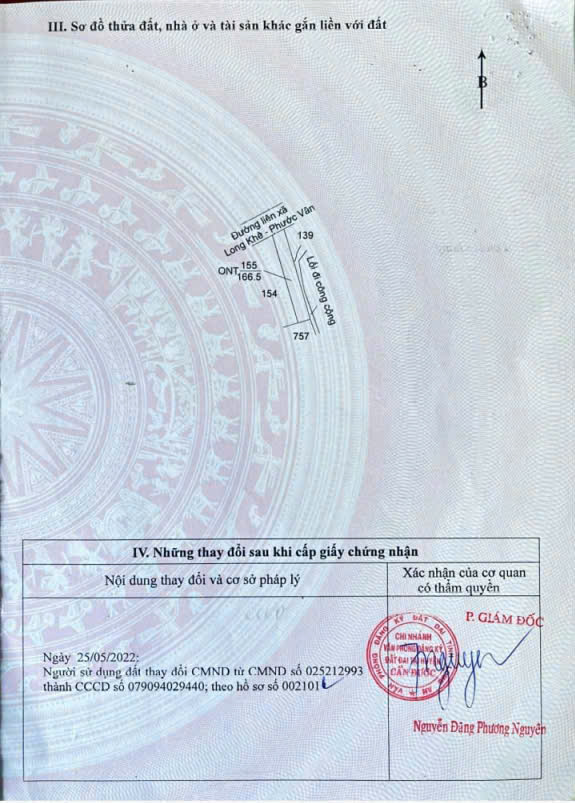 Bán 166,5m2 Đất Thổ Cư Chính Chủ Mặt Tiền Đường Nhựa Liên Xã Long Khê - Phước Vân, Cần Đước, Long An