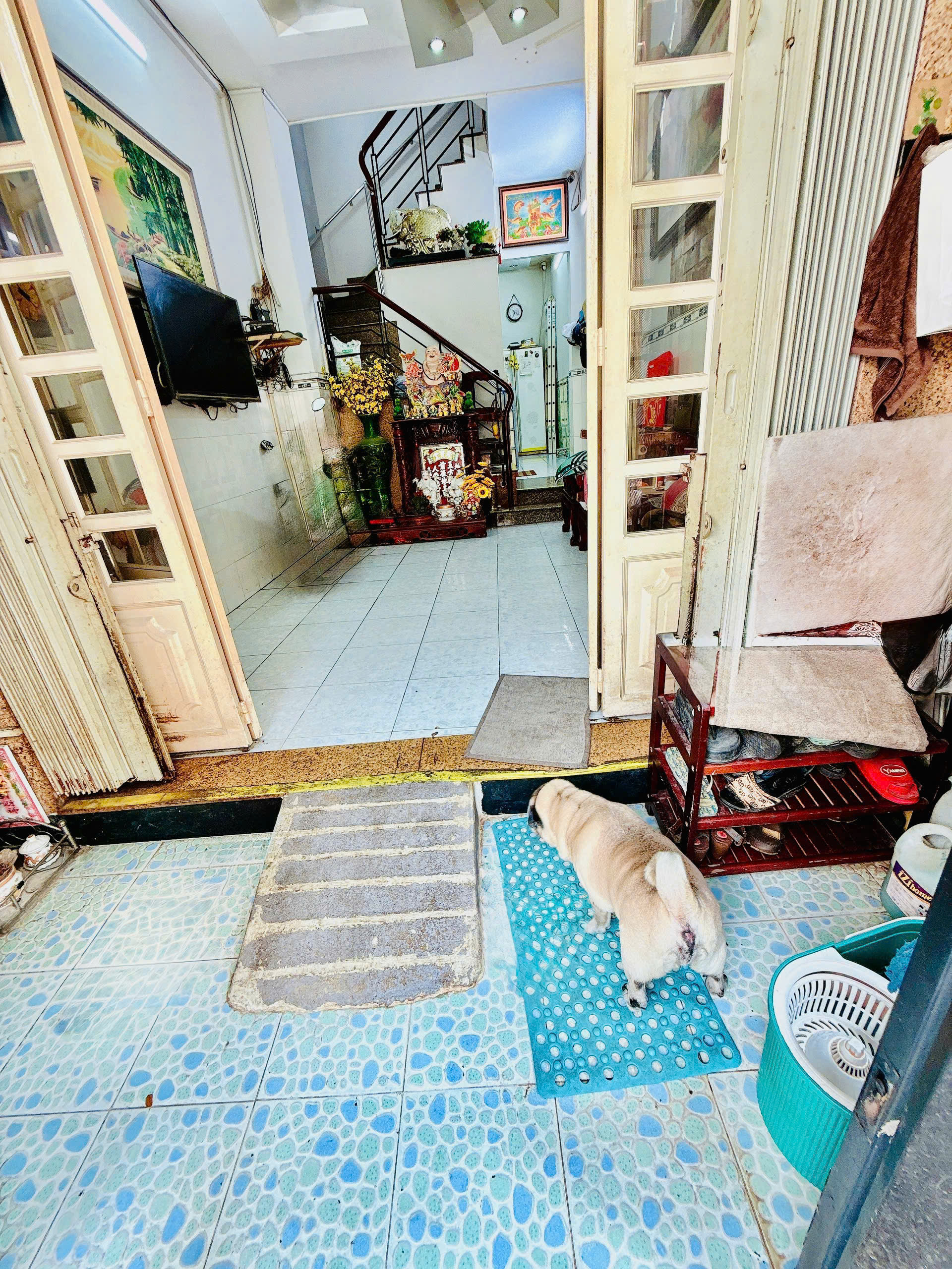 Nhà 4 tầng nở hậu Ôtô đậu trong nhà đường Lò Gốm P5.Q6. Giá 6,28 tỷ TL