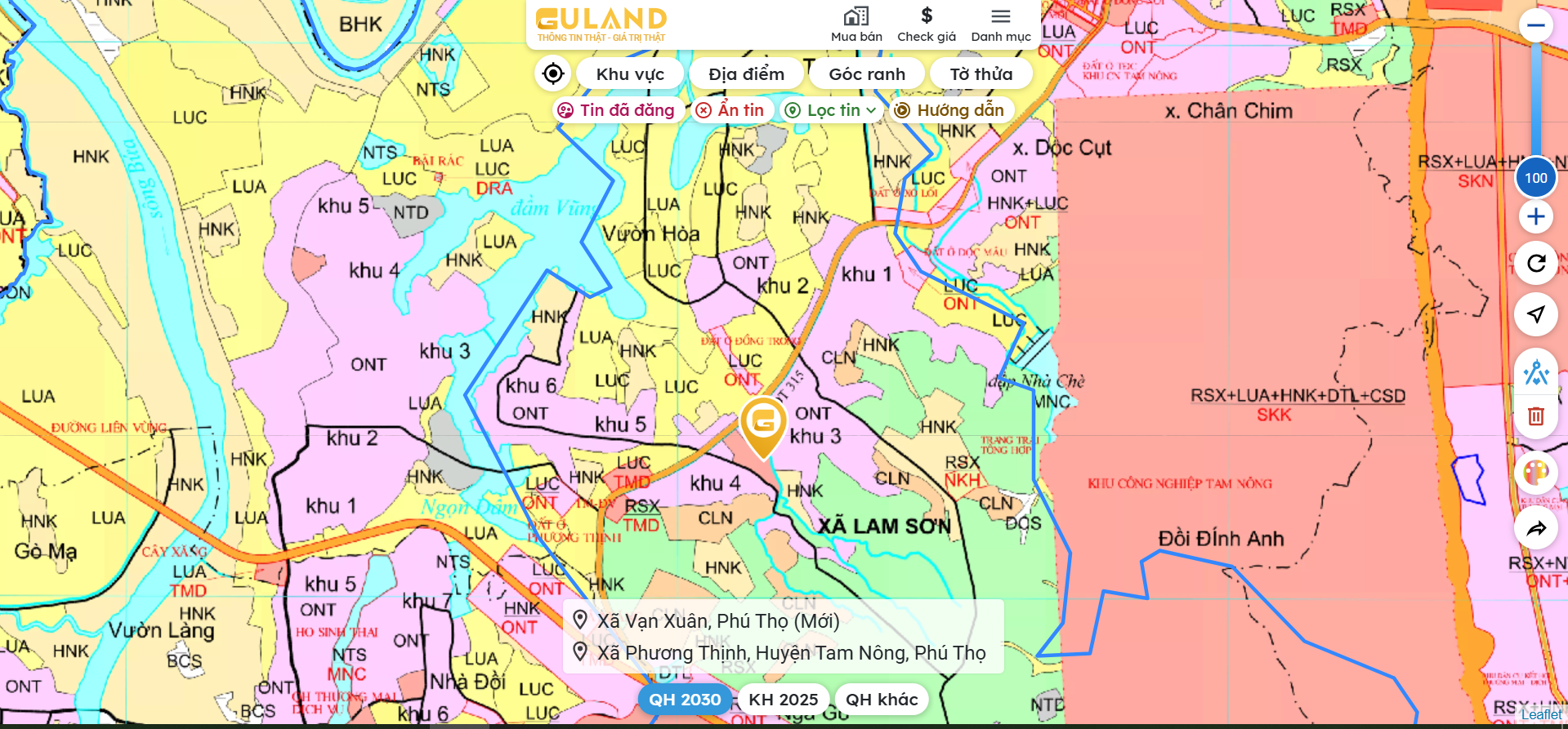 Bán lô đất 4ha tại Vạn Xuân, Tam Nông, Phú Thọ, giá 20 tỷ.