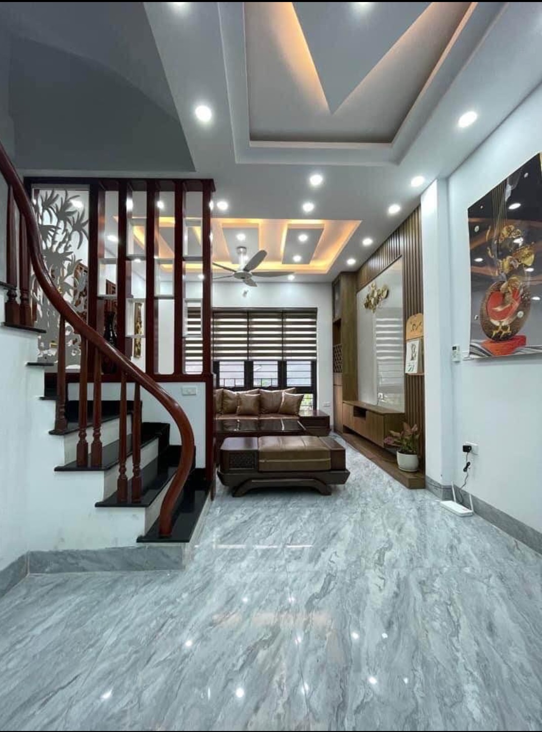 Nhà đẹp Thị Trấn Phùng, Đan Phượng 42M 4 Tầng, 4 ngủ, full nội thất giá 4.8 tỷ