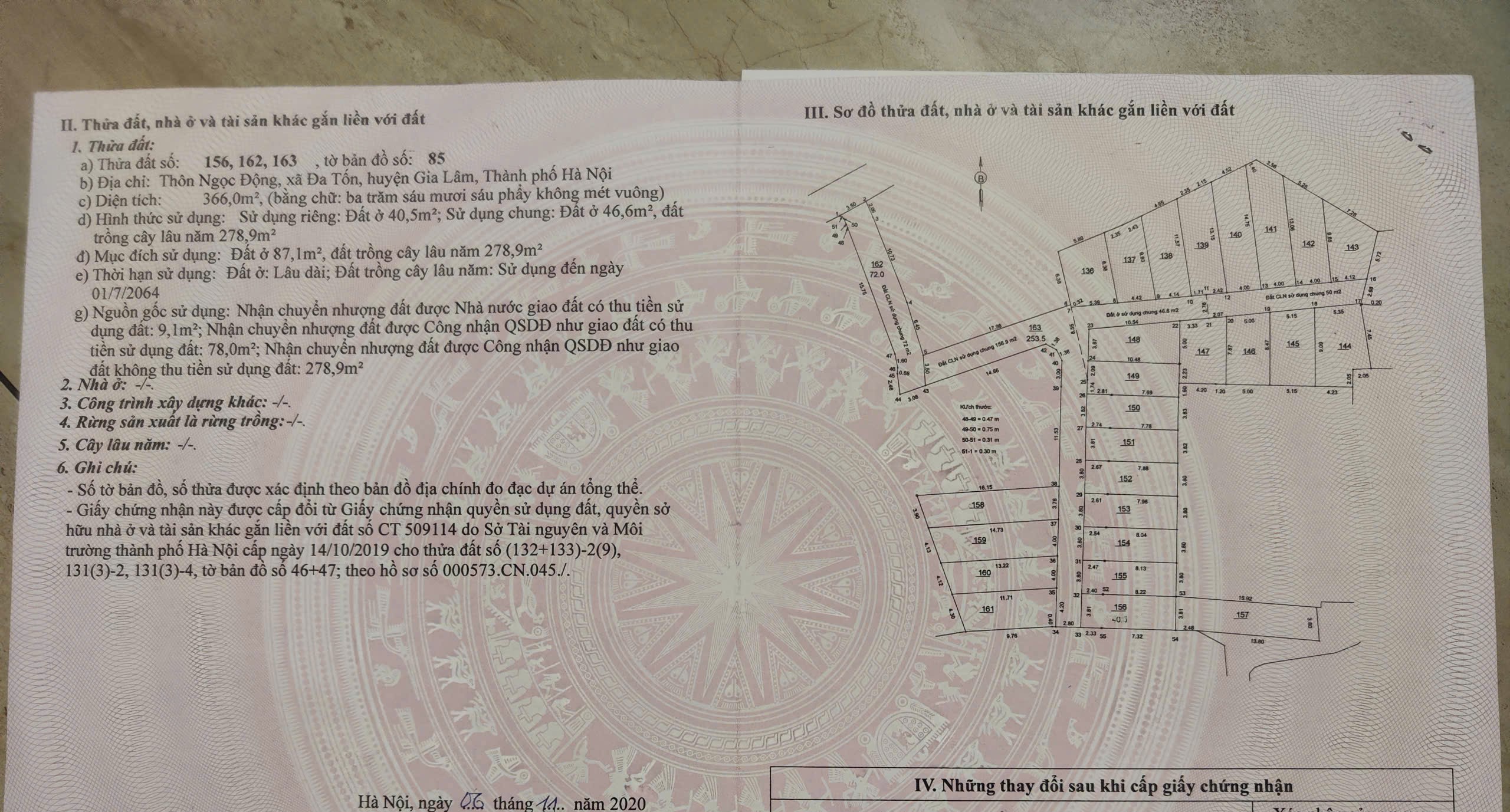 CHỦ CẦN BÁN 40.5 M2 ĐẤT ĐA TỐN - GIA LÂM, GIÁ CHỈ NHỈNH 3 TỶ, LH 0985865658