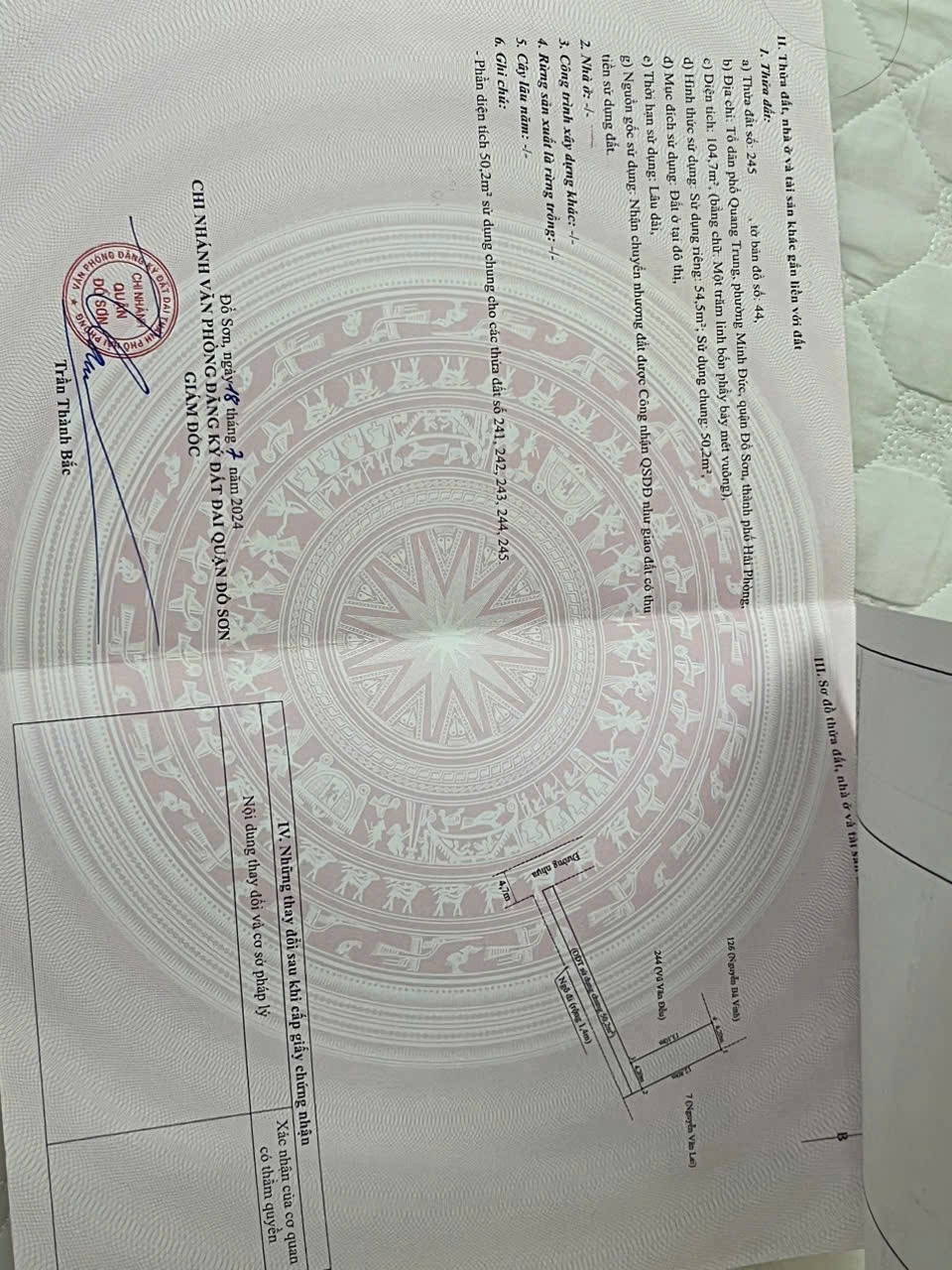 LÔ ĐẤT 54,5M² THƯỢNG ĐỨC – NGÕ THỰC TẾ 4M – GIÁ CHỈ 1,1X TỶ DỄ GIAO DỊCH ZALO 0567 222 555