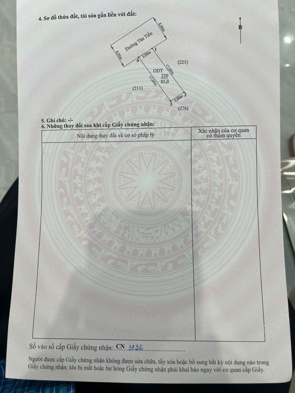 LÔ ĐẤT PHỐ TÂN THÀNH – GIÁ TỐT TRONG KHU DÂN CƯ, MẶT TIỀN 5M ZALO 0567 222 555