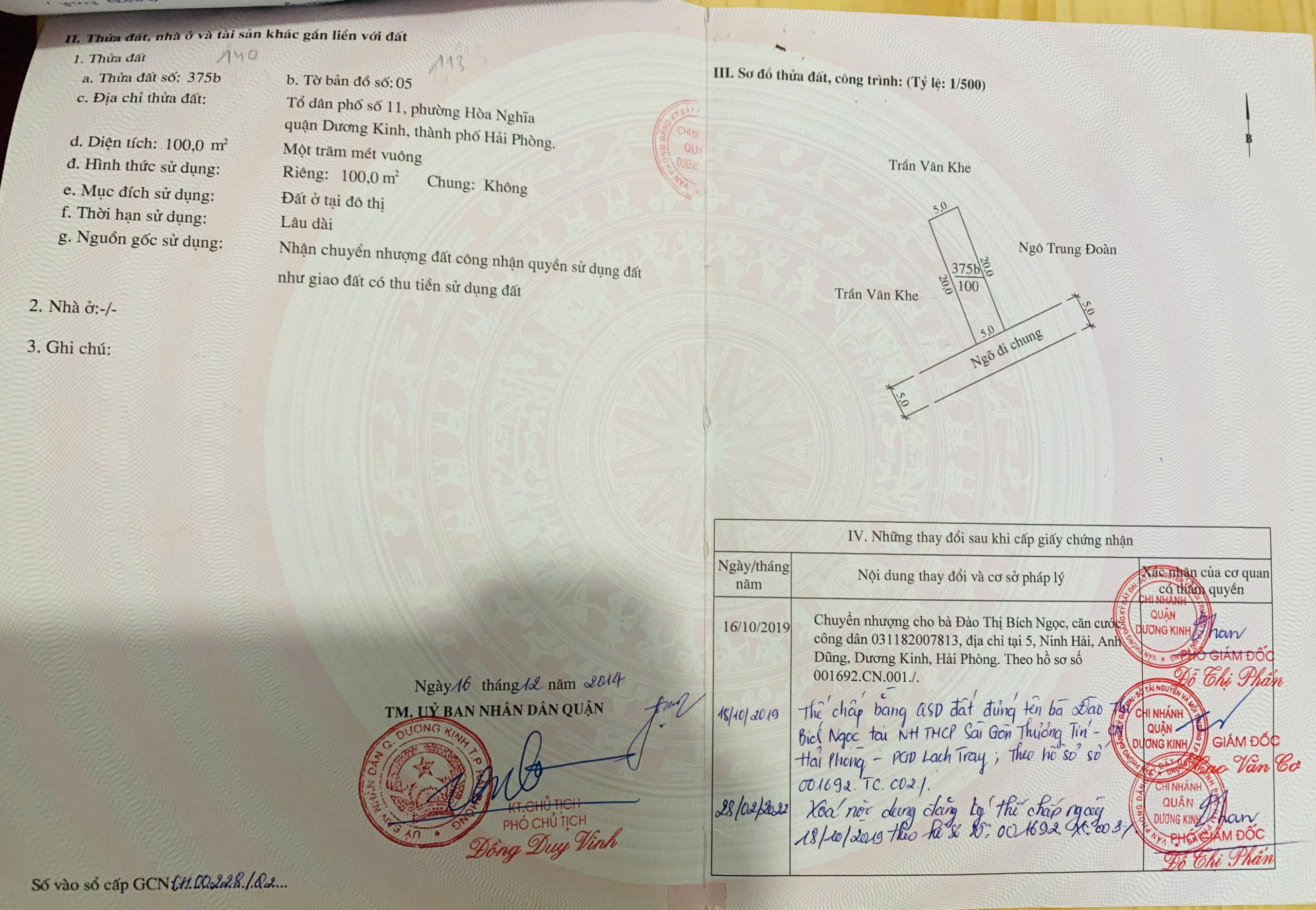 Bán lô đất tổ 11 Hoà Nghĩa – Gần trục 353 Giá 2x tr/m² Khu dân cư đẹp ZALO 0567 222 555