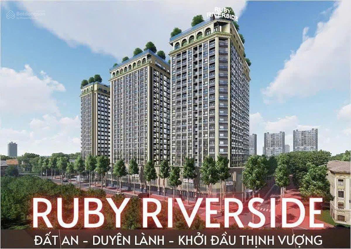 cần chuyển nhượng căn RUBY RIVERSIDE hướng mát, tầng trung, trục view đẹp nhất tòa