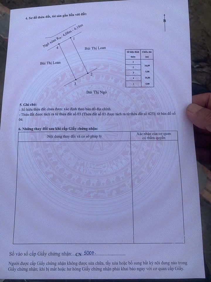 ĐẤT NGŨ PHÚC GẦN KHU CÔNG NGHIỆP – NGÕ Ô TÔ HƠN 4M – GIÁ ĐẦU TƯ 1.2XX TỶ ZALO 0567 222 555