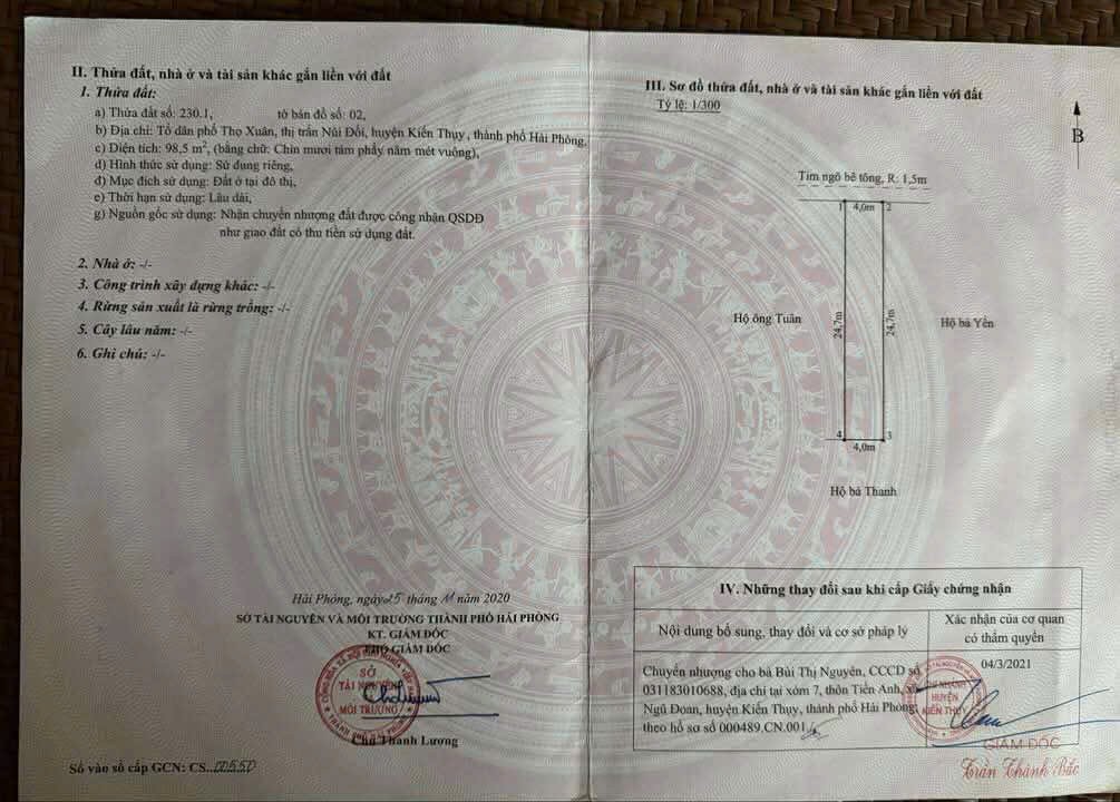 Trung tâm Núi Đối – 98.5m² giá rẻ 1x triệu/m² ZALO 0567 222 555